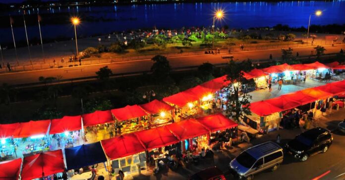 Vientiane Riverside Night Market to Undergo Major Makeover This Month