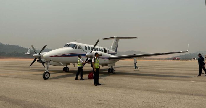 Nong Khang Airport Tests Landing System with Successful Aircraft Landing