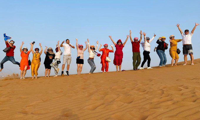 To avoid home crowds, people chose outbound tours