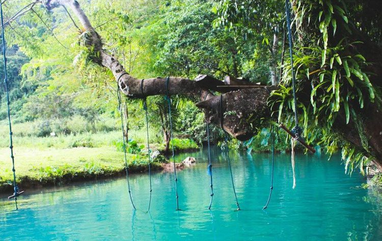 Blue Lagoons in Vang Vieng