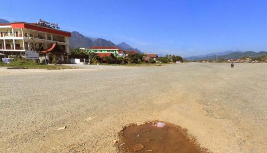 Authorities to Clear Commercial Area for Tourism Spot in Vang Vieng