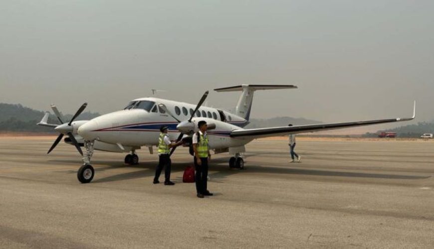 Nong Khang Airport Tests Landing System with Successful Aircraft Landing